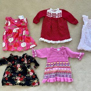 Baby girl clothes bundle lot 37 pieces, size 3-6 months, Gymboree, Calvin Klein